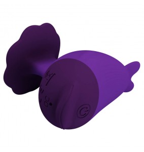 PRETTY LOVE - Dolphin Finger Vibrator (Chargeable - Purple)